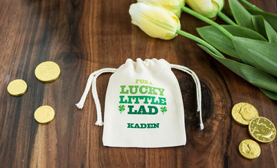 St. Patrick’s Day Personalized Small Gift Bags -  - Qualtry
