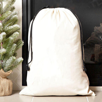 Personalized Merry and Bright Jumbo Santa Sacks -  - Qualtry
