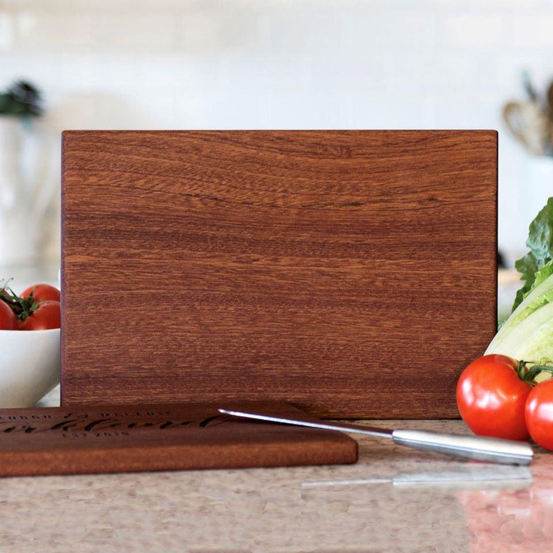 Personalized 10x15 Holiday Mahogany Cutting Boards -  - Qualtry