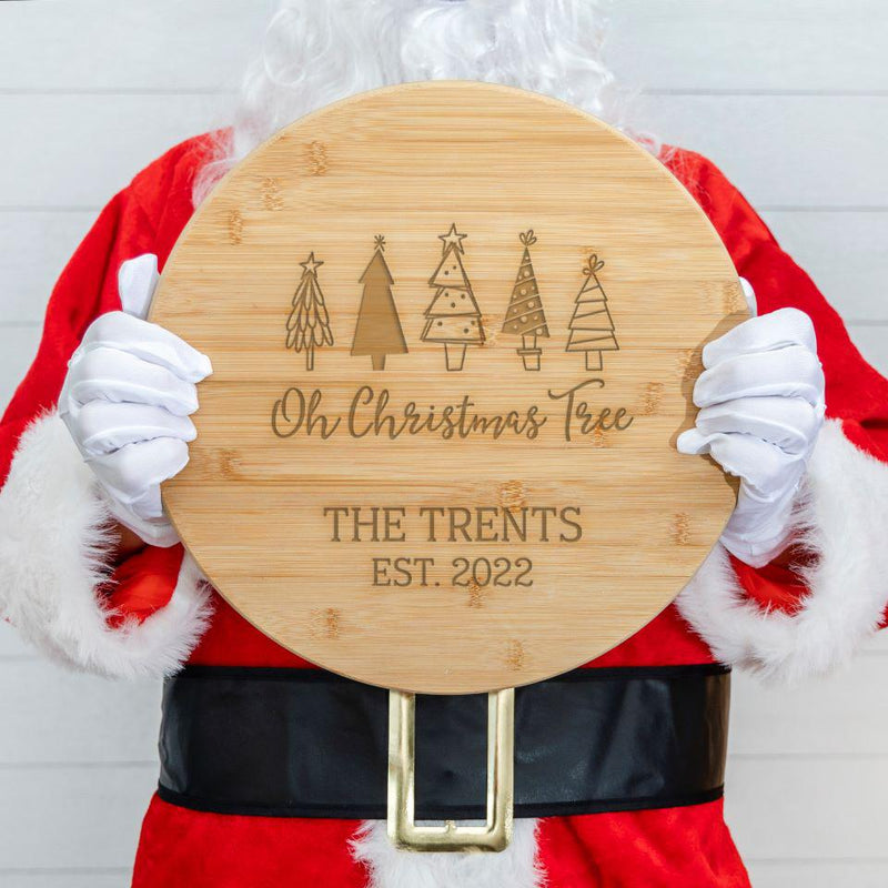 Personalized Lazy Susan - Christmas Designs -  - Qualtry