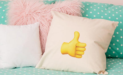 Personalized Emoji Throw Pillow Covers -  - Qualtry
