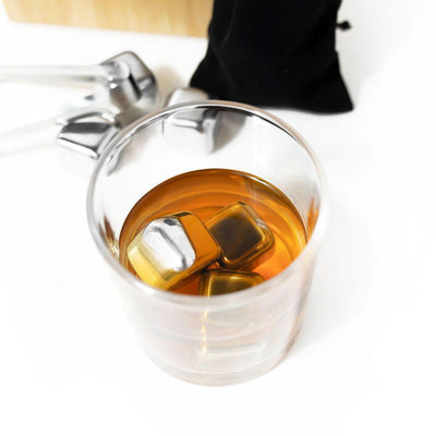 Personalized Whiskey Stones Gift Set -