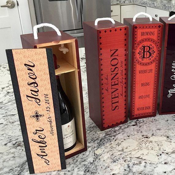 Personalized Decorative Wine Case -  - Qualtry