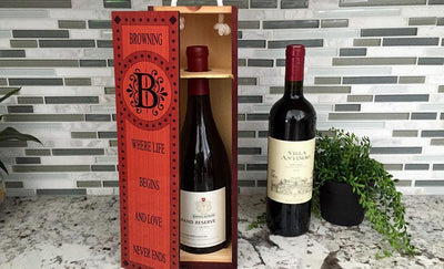 Personalized Decorative Wine Case -  - Qualtry
