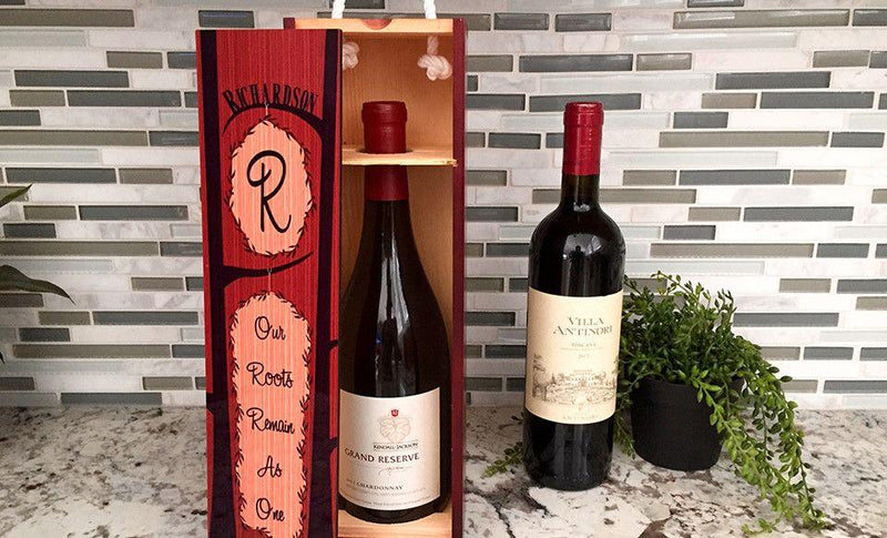 Personalized Decorative Wine Case -  - Qualtry