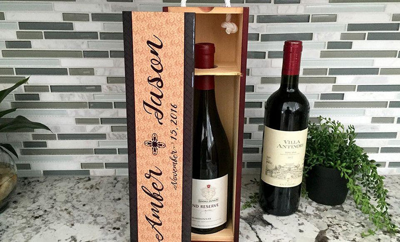 Personalized Decorative Wine Case -  - Qualtry