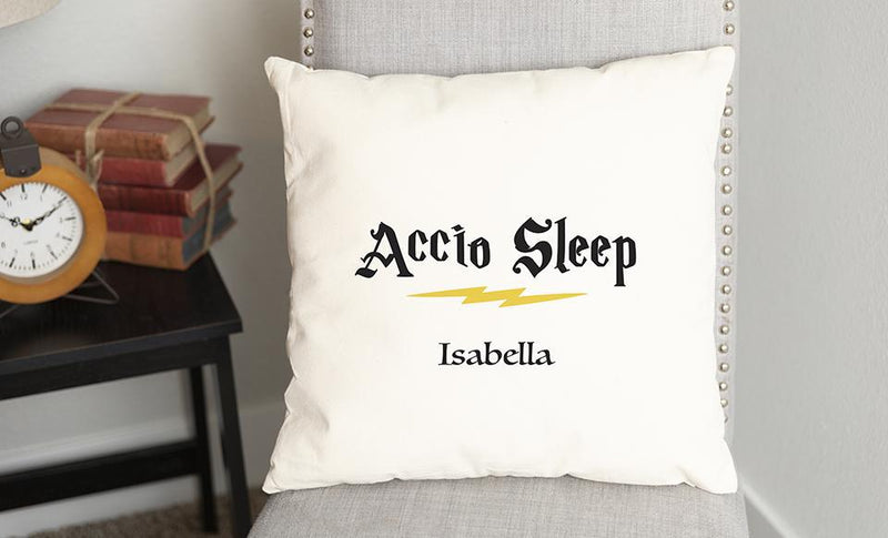Personalized Kids Wizard Throw Pillow Covers -  - Qualtry