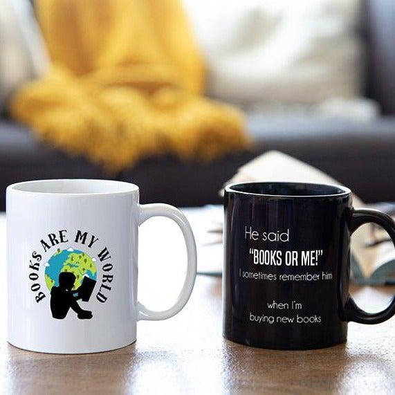 Personalized Books Are My World Mug Collection -  - Qualtry
