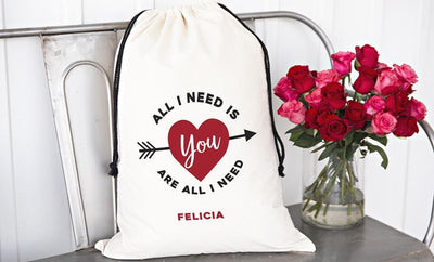 Personalized Valentine’s Day Jumbo Gift Bags -  - Qualtry