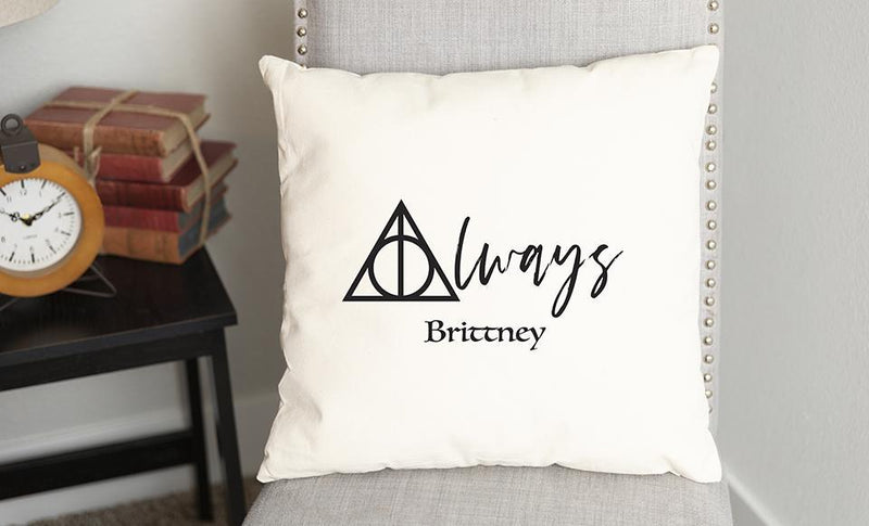 Personalized Kids Wizard Throw Pillow Covers -  - Qualtry