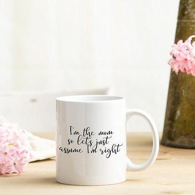 Personalized Mom Life Mugs -