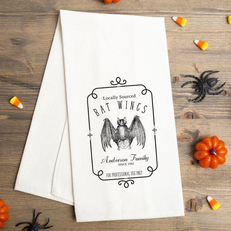 Personalized Halloween Tea Towels -