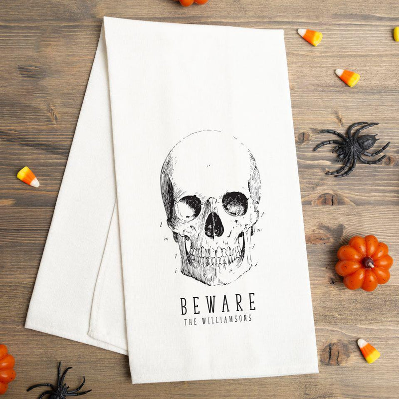 Personalized Halloween Tea Towels -