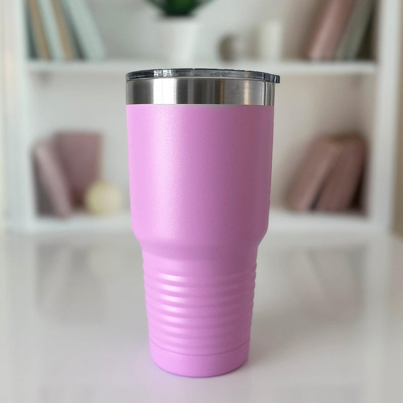 Personalized 30oz Tumblers - Light Purple - JDS