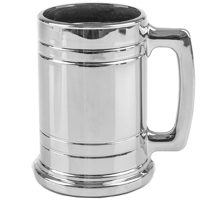 Personalized Gunmetal Beer Mugs - 16 oz. -