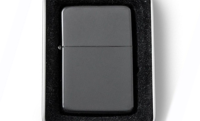 Personalized Matte Black Wind Proof Lighter -  - Qualtry