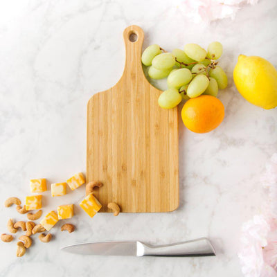 Wreath Monogram Bamboo Serving Boards - Small - Qualtry