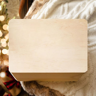 Personalized Christmas Eve Pine Wooden Boxes -  - JDS