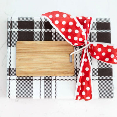 Personalized Wood Christmas Gift Tags - Horizontal - Qualtry