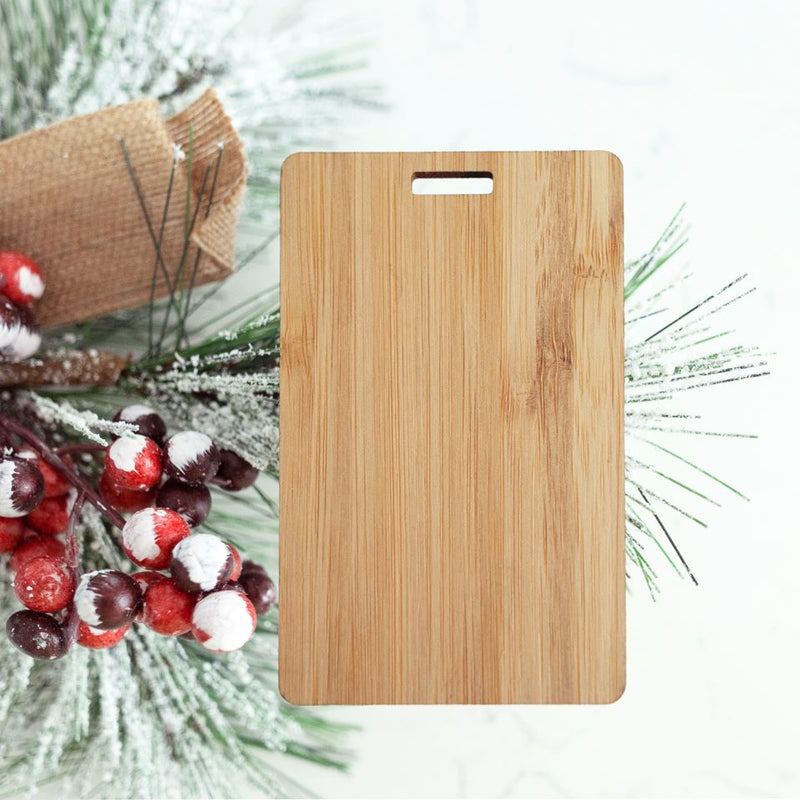 Personalized Wood Christmas Gift Tags - Vertical - Qualtry
