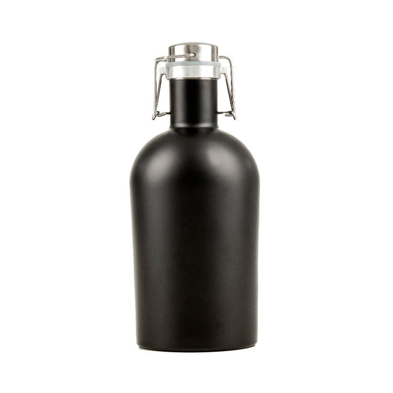 Personalized Groomsmen Matte Black Beer Growler -  - JDS
