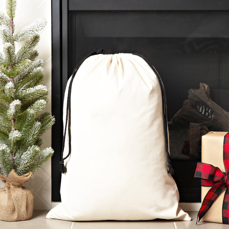 Personalized Christmas Jumbo Santa Gift Bags -  - Qualtry