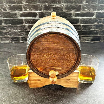 Personalized Aged Oak Whiskey Barrels -  - JDS