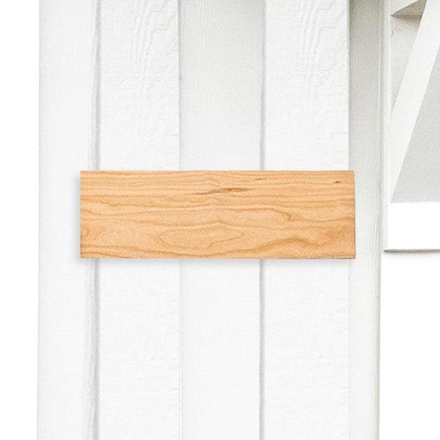 Personalized Wood Address Signs - Cherry - Qualtry