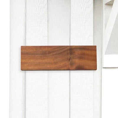 Personalized Wood Address Signs - Mahogany - Qualtry
