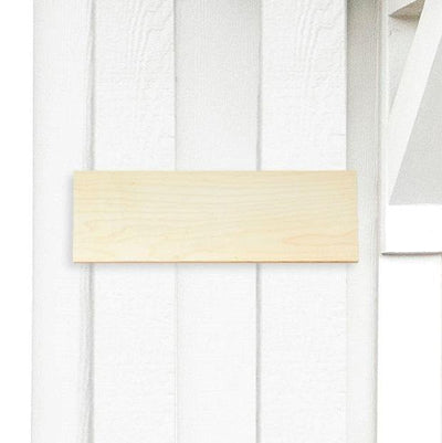 Personalized Wood Address Signs - Maple - Qualtry