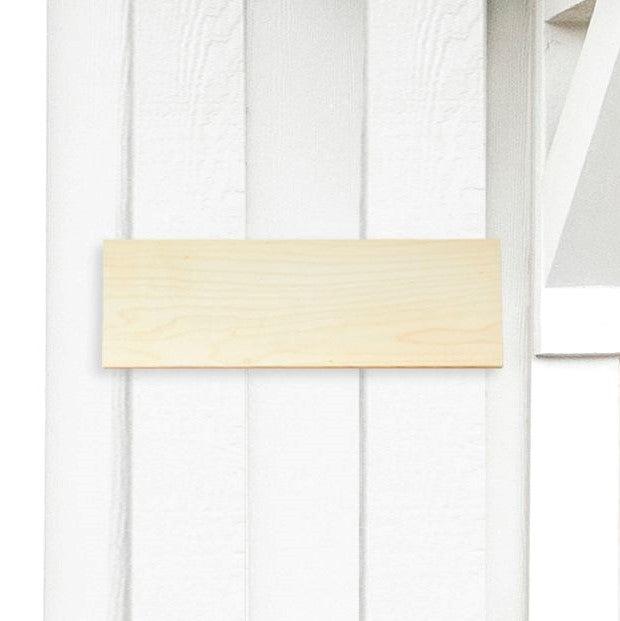 Personalized Wood Address Signs - Maple - Qualtry