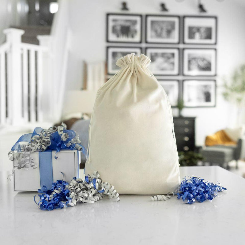 Personalized Velvet Hanukkah Gift Bags - Small
