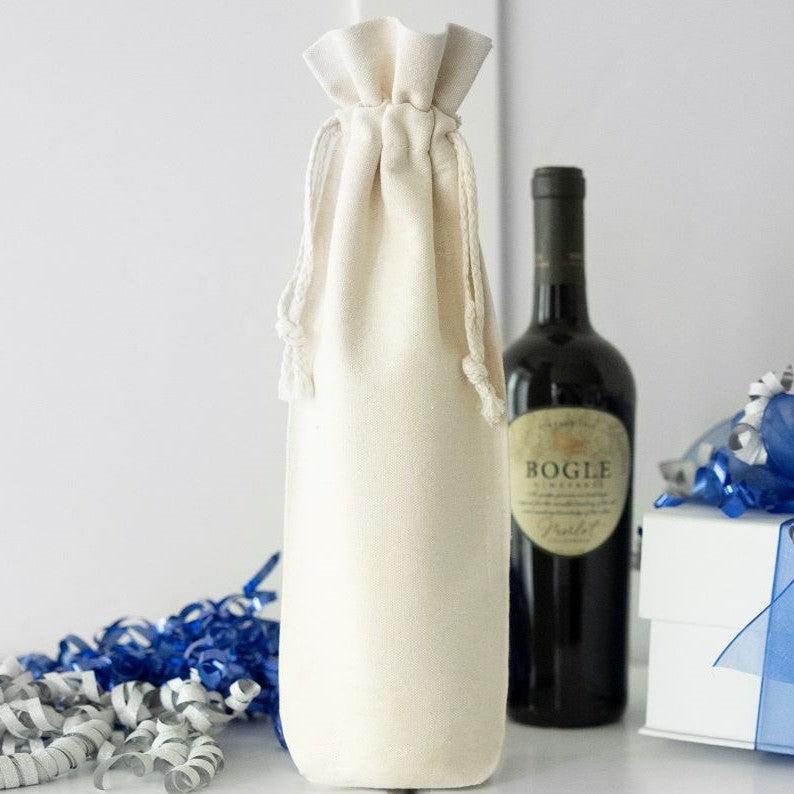 Personalized Hanukkah Wine Gift Bags -  - Qualtry