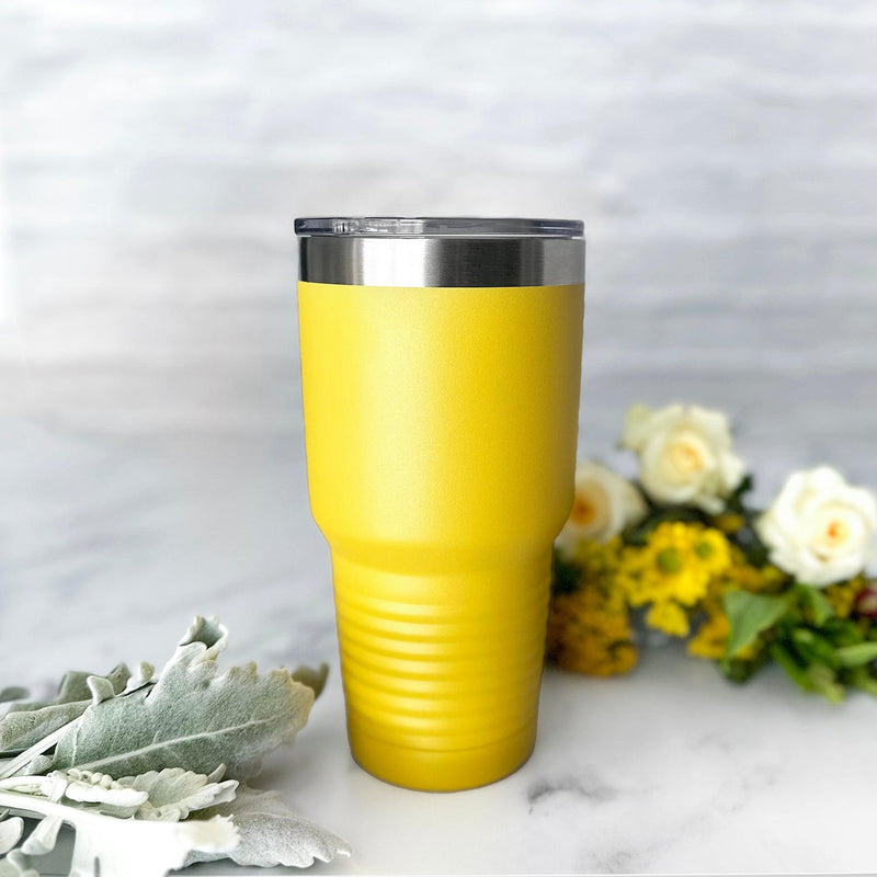 Personalized 30oz Bridesmaid Tumblers - Yellow - JDS