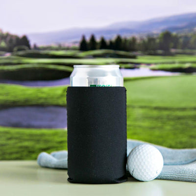 Personalized Golf Koozies - Black