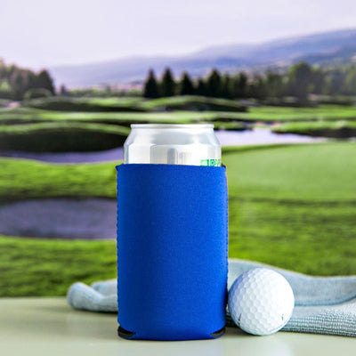 Personalized Golf Koozies - Royal Blue - Wingpress Designs