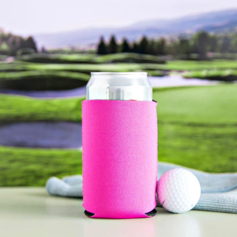 Personalized Golf Koozies - Pink - Qualtry