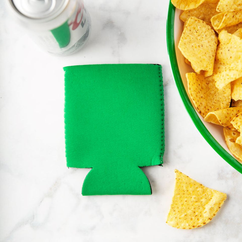 Personalized Fantasy Football Football Koozies - Green