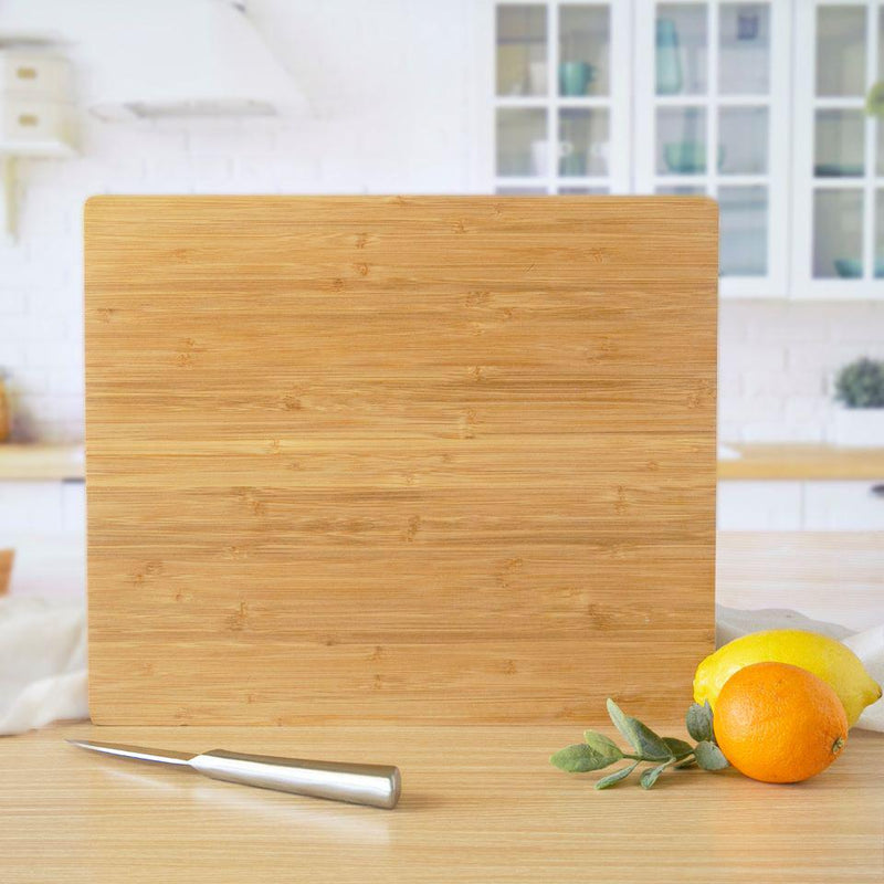 Flourish Monogram Bamboo Cutting Board 11x13 -  - Qualtry
