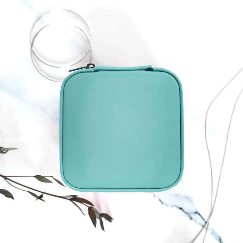 Personalized Astrology Zodiac Sign Jewelry Boxes - Teal - Completeful
