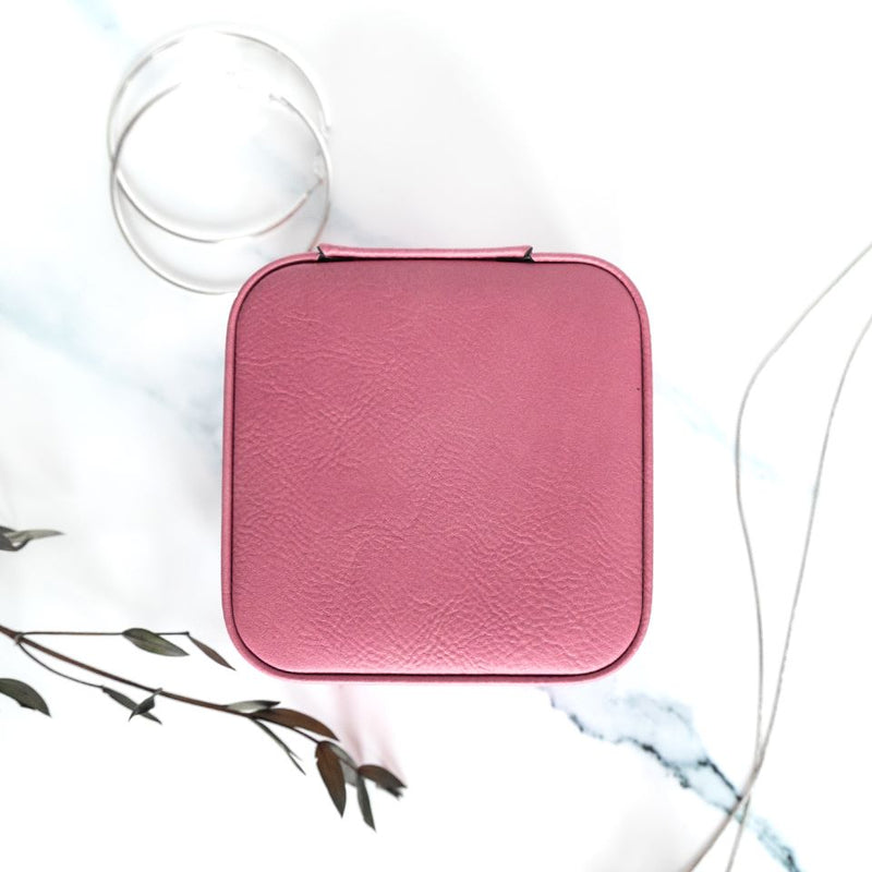 Personalized Astrology Zodiac Sign Jewelry Boxes - Pink - Completeful