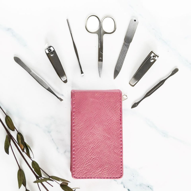 Personalized Manicure Gift Set - Pink - Qualtry