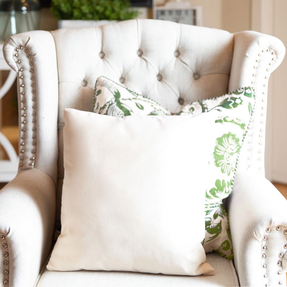 monogrammed pillow shams featured at