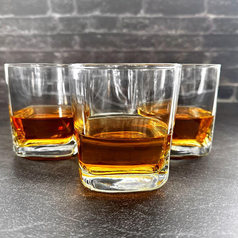Personalized Square Cocktail Glass -