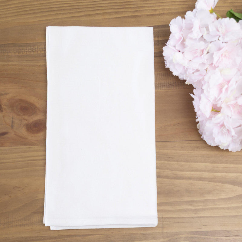 Personalized Floral Tea Towels for Mom -