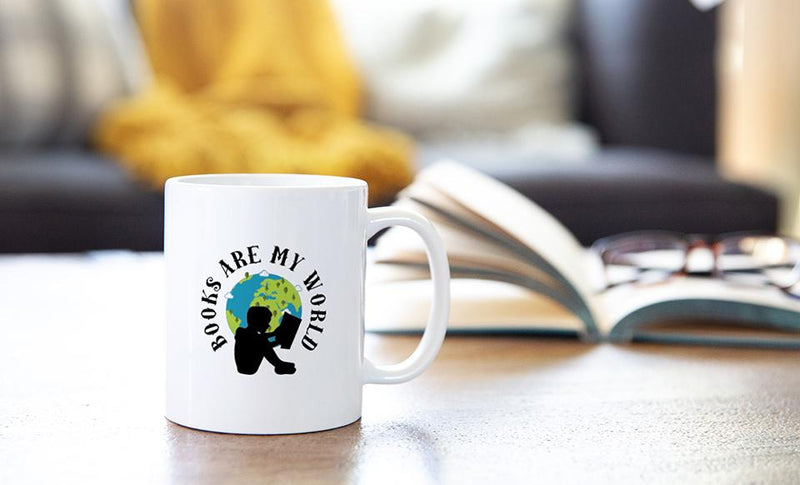 Personalized Books Are My World Mug Collection -  - Qualtry