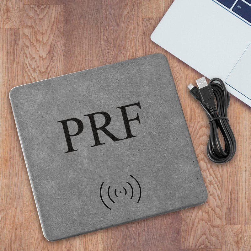 Personalized Gray Charging Pad -  - JDS