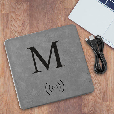 Personalized Gray Charging Pad -  - JDS