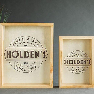 Personalized Beer Bottle Cap Shadow Box -  - Qualtry