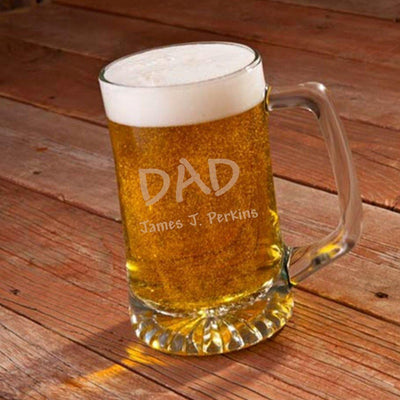Personalized Beer Mug For Dad -  - Lazerworx